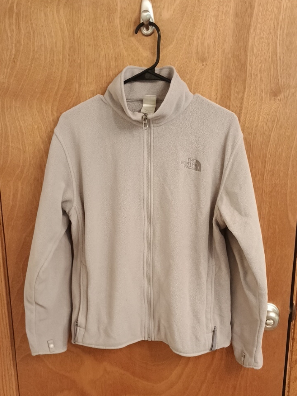 The North Face Light Gray Women's Full-Zip Fleece Jacket